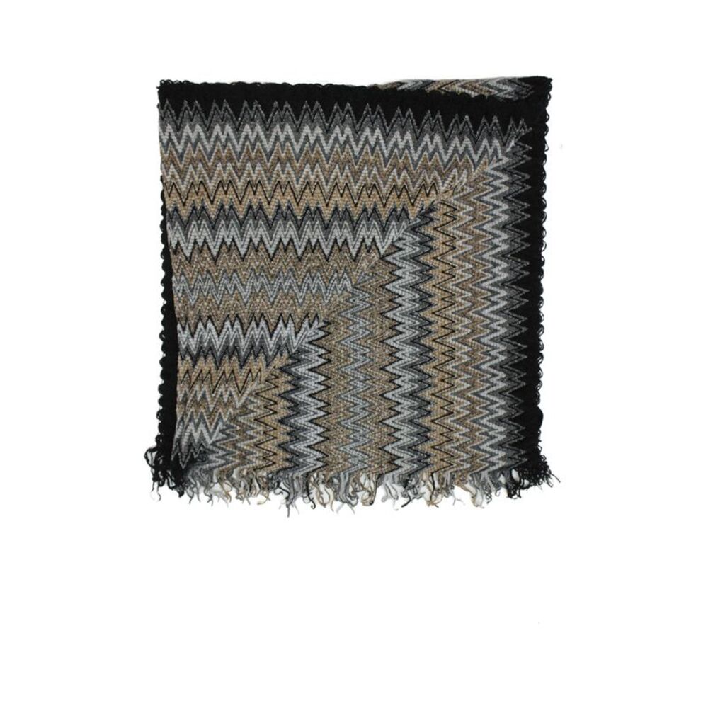 Missoni Womens Chevron Print Soft Classic Wrap Scarf Multicolor